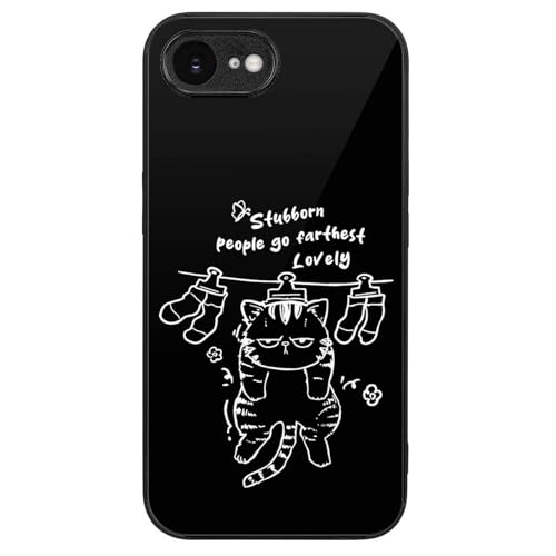 iPhone 16 E �Ή� �J�o�[ ���������[�v�ɂԂ牺�����Ă���L �K���X�P�[�X �N���A�w�� �����K���X �s�o�t�o���p�[ �ϏՌ� �w��h�~ ���^ �y�� �����Y�ی� �V���v��