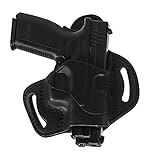 Tagua Gunleather - Full Grain Leather Gun Holster - Right Hand OWB Holster Open Top Belt Slide Quick...