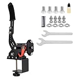 64 Bit USB PC Handbrake, Sim Handbrake is used for PC simulation racing games, compatible with G29/G920/T300/T500/T150, and applicable to games：DiRTRally/DiRT4/Project CARS/DRIVECLUB/Asset to Corsa/WRC9.(with clamp,Black)