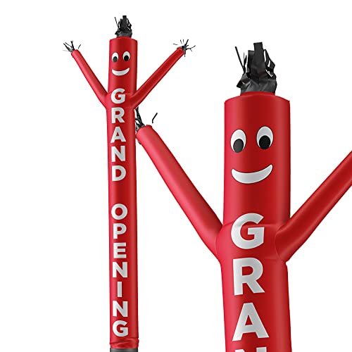 LookOurWay Air Dancers Inflatable Tube Man Attachment - 20 Feet Tall Wacky Waving Inflatable Dancing Tube Guy for Business Promotion (Blower Not Included) - Grand Opening