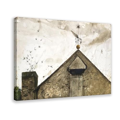 Impression sur toile Andrew Wyeth Swifts de qualité premium avec cadre