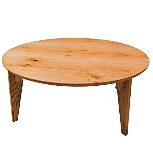 Amazon｜折れ脚円形座卓テーブル 90センチ丸型 さぬき丸 ナラ ローテ