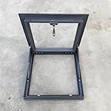 Lucernari personalizzabili, finestre per tetti, finestra per illuminazione sotterranea, finestra per tetti di uscita, con telaio in lega di alluminio(Frame L*W 90 * 70cm/35.4 * 27.5in)