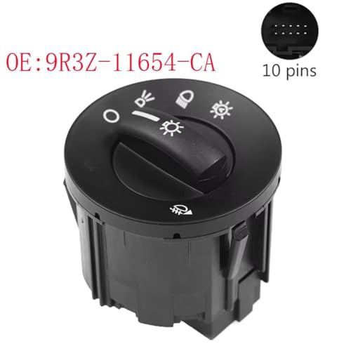 Interruptor de control de luz delantera para reparar fallo de faros en Lincoln MKZ 3
