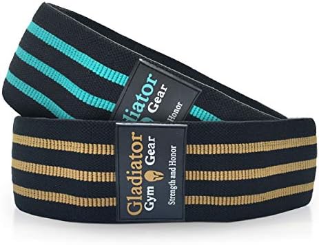 Gladiator Glute Bands | 2 Pack Non Slip Fabric Resistance Booty Bands