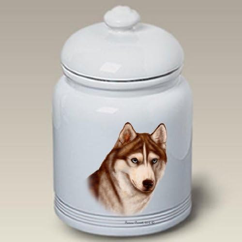 husky cookie jar