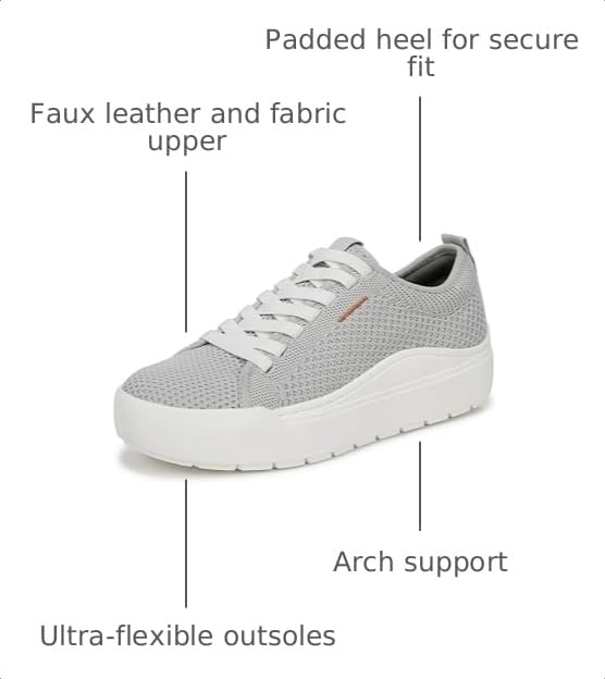 Image of Dr. Scholl's Time Off Knit Lace Up Sneaker
