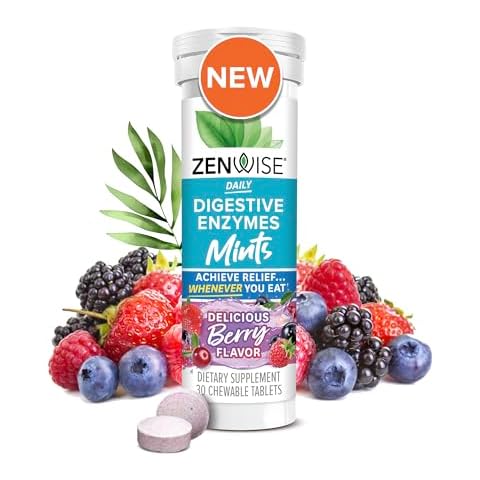 Zenwise Health Chewable Digestive Enzymes with Bromelain Cover