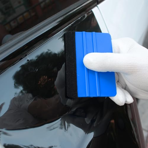 Spanno Car Vinyl Wrap Tool Kit for Car Film Installation Includes Heat Gun, Felt Squeegee, Plastic Scraper and Vinyl Wrap Gloves… - Image 5