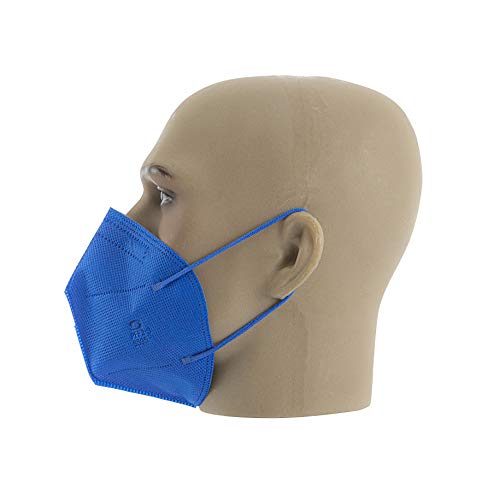 Respirador Pff2 Azul Sem Valvula Kit Com 50 Unidades
