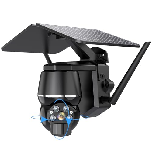 5MP ソーラー 防犯カメラ 360°回転 監視カメ 屋外用 5MP ソーラー 防犯カメラ 360°回転 監視カメ 屋外用