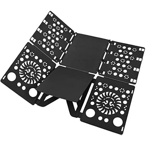 BoxLegend V3 Shirt Folding Board t Shirts Clothes Folder Durable Plastic Laundry folders Folding Boards,Black Cover