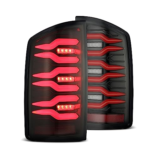 Alpharex For 02-06 Ram LUXX-Series LED Tail Lights Black-Red