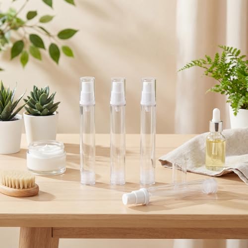 Botellas de plástico sin aire para evitar derrames de crema en el equipaje de mano 6