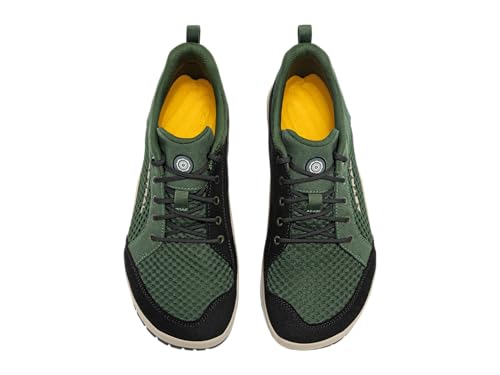 Astral TechYak Minimalist Trail Shoe - Zero Drop, Wider Toe Box, Exceptional Cushioning, Durable Grip & Ventilation, Eco-Friendly Outdoor Adventure Footwear, Fern Green, M10/ W114
