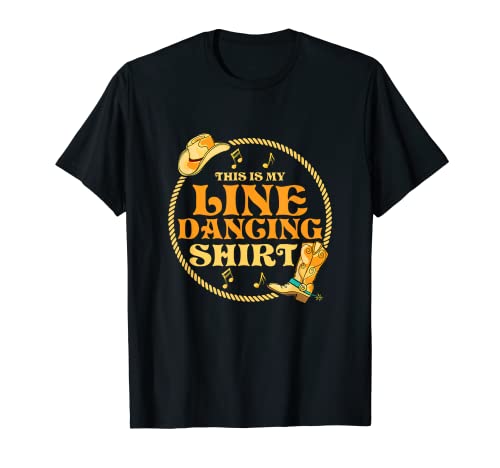 Camiseta de baile This Is My Line Western Country Music Camiseta