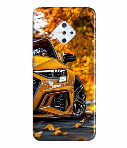 Image of Racing Car Rider Printed Hard Back Case Cover & Compatible for Vivo S1 Pro (Multicolor) - D1815