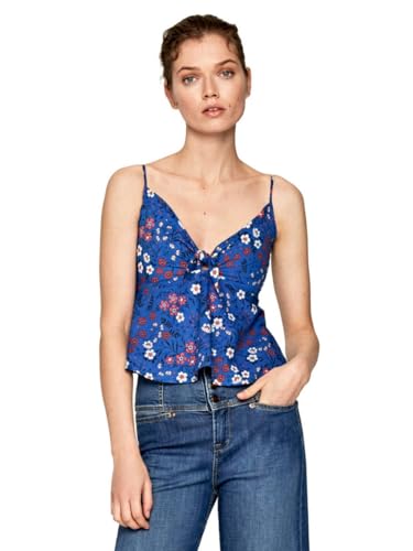 Top bleu Pepe Jeans PL303697 XL confortable et léger