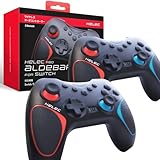 HELEC PAD ALDEBARAN FOR SWITCH コントローラー 2個セット スイッチプロコン 連射 ジャイロ 無線 ワイヤレス マクロ 背面ボタン