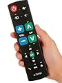 Big Button Universal TV Remote Simple Easy to Use, Great for Seniors, Works with Major TV Brands