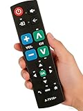 Big Button Universal TV Remote Simple Easy to Use, Great for Seniors, Works with Major TV Brands