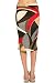 Plum Feathers Women's Below the Knee Pencil Skirt - Plus and Regular Sizes