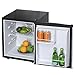 Produktbild HOMCOM Mini Kühlschrank Kühlbox Getränkekühlschrank Mini-Bar 50L 3 Ebenen Schwarz+Silber 43 x 48 x 51 cm
