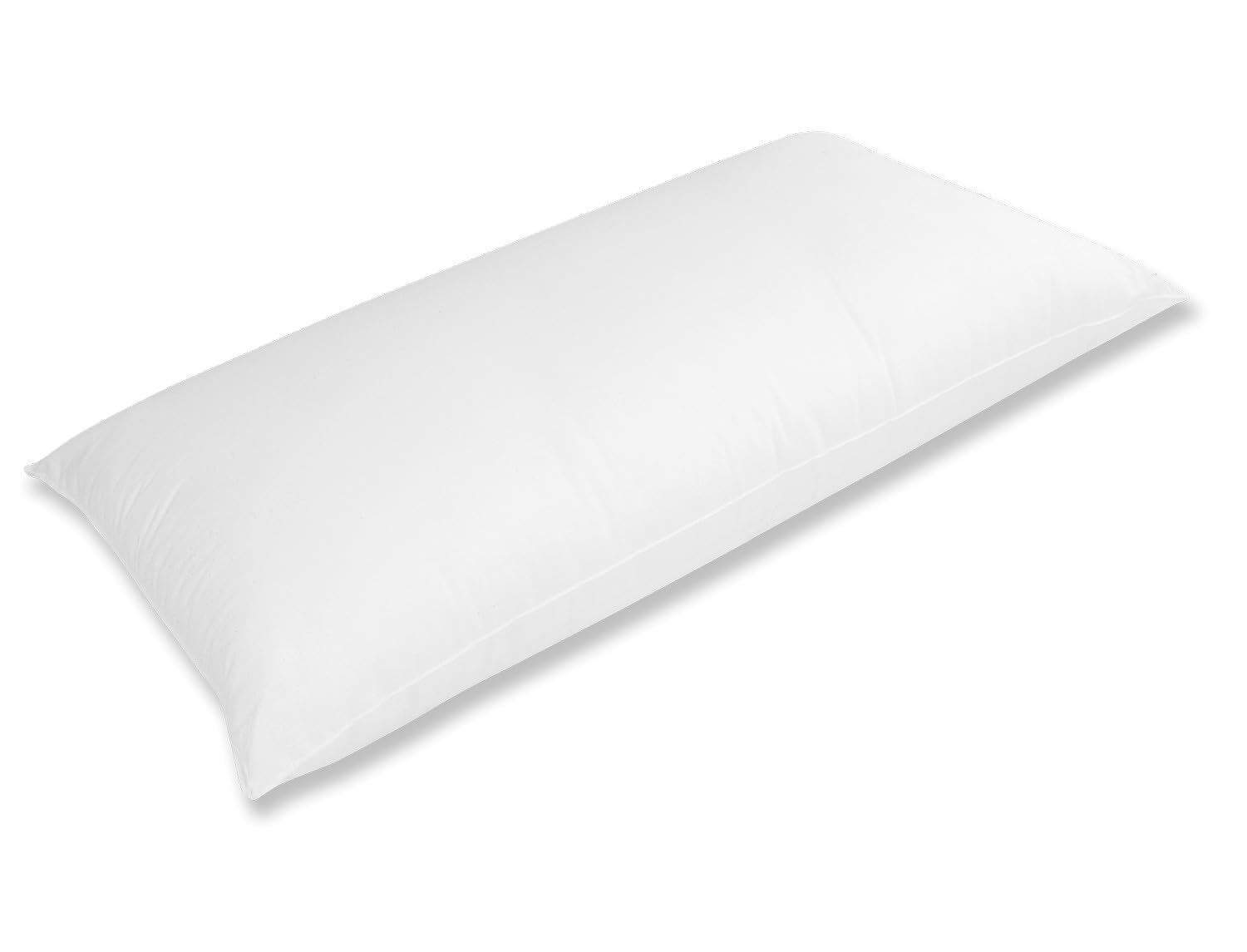 Moshy Almohada Hércules Alta de Fibra Hueca Siliconada, Tacto Suave y Gran Volumen, Doble Funda de Microfibra con Cremallera (150 cm)