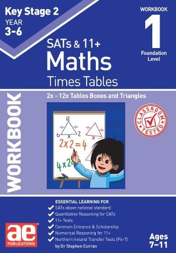 KS2 Times Tables Workbook 1 by Dr Stephen C Curran (Paperback Book)