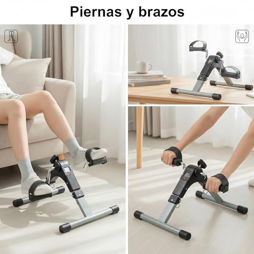 Miniatura 4 de Pedales Estaticos Personas Mayores - Pincho - Pedaleador Para Ancianos, Bicicleta Estatica, Pedaleador De Piernas Y Brazos Con Pantalla Lcd, Pedalear Sentado Con Resistencia Ajustable - Portatil