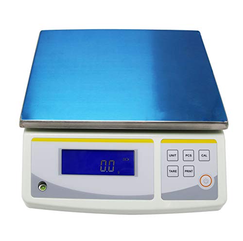 Cgoldenwall 30Kg 0.1G Large Range Scale Lab Professional Scale Electric Table Balance For Weighting Food/Experimental/Heavy Items #TOP3