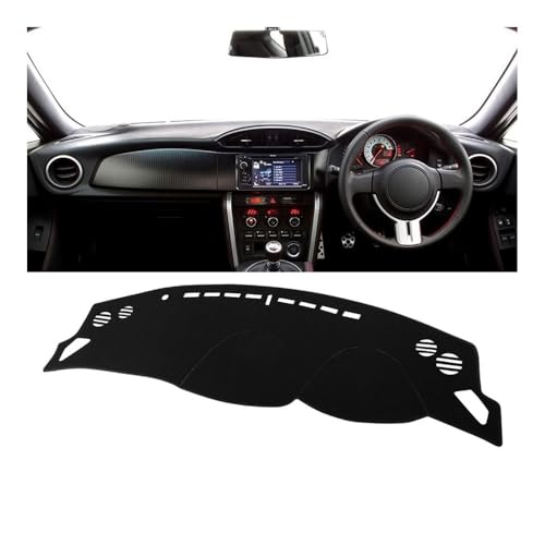 Tapis de protection tableau de bord Toyota GT86 noir thermique RHD