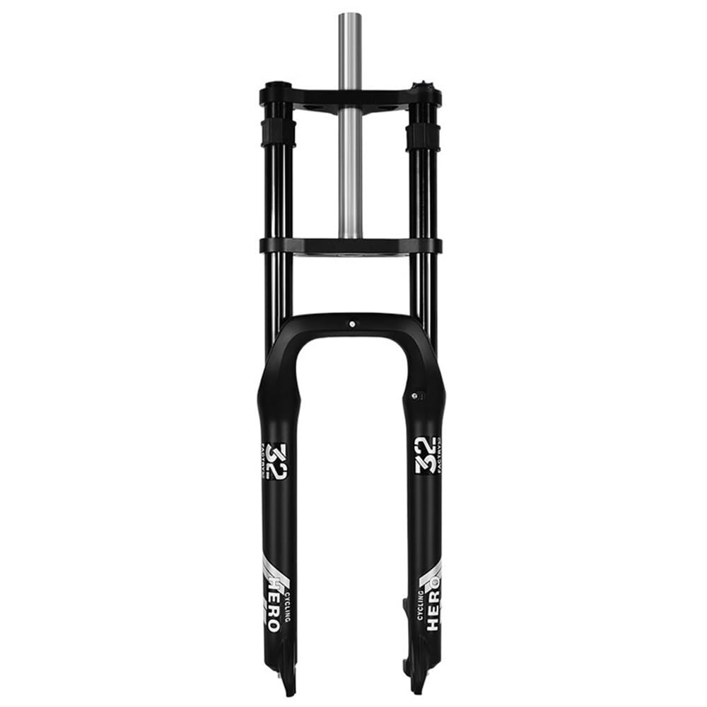 Fourche VTT 26 pouces double épaule amortisseur performant pour pneu large 4.0