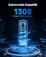 UseNiy wiederaufladbare AAA 1.5V Lithium Akkus 8 Pack mit Ladegerät – Ansicht 5