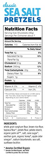 Quinn Sea Salt Pretzel Sticks, Gluten Free Pretzels, Corn Free, Soy Free, Non-GMO, 7 Oz, Pack Of 3 - Thumbnail 4
