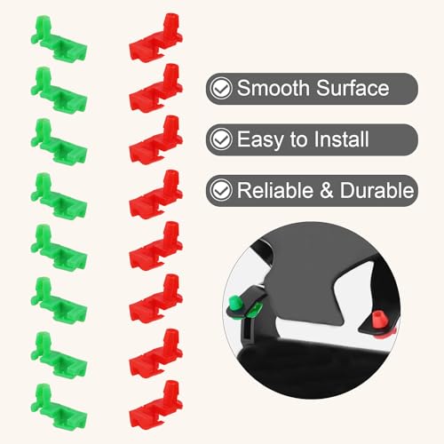 8 Paar Heckklappengriff Stangen Clip, Nylon Autotürschloss Stangen Halteclip Links und Rechts Ersatz-Heckklappenhalteklemme für Chevy Silverado 1999-2007 GMC Sierra 88981030 88981031