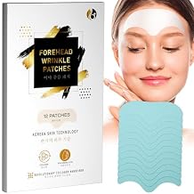 ECCO PURE Forehead Wrinkle Patches 12pcs - Anti Wrinkle Patch with Marine Collagen and Hyaluronic Acid - Forehead Wrinkle Treatment - Skin Technology from Korea