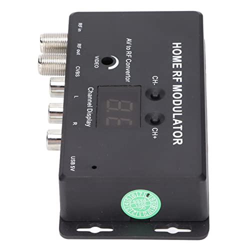 UHF Modulator, WearResistant TV Modulator for Gaming for Digital Equipment for DVD Players