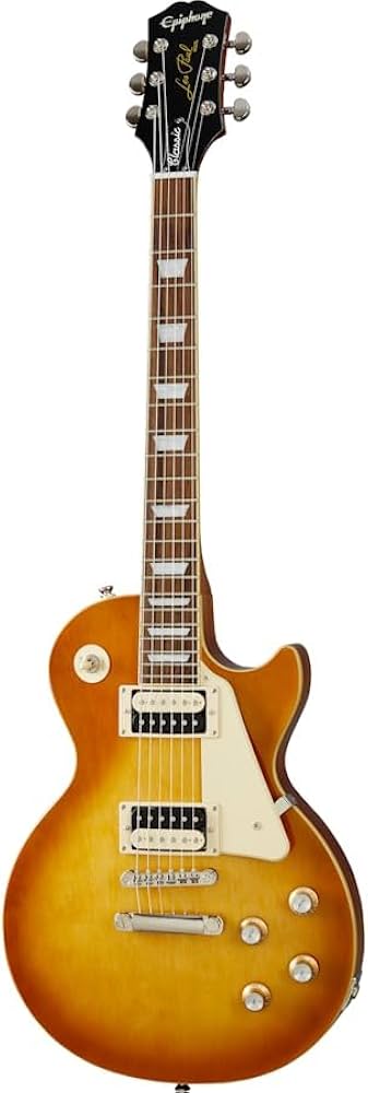 Epiphone Les Paul Standard ハニーバースト Epiphone Les Paul Classic - Honeyburst : Amazon.ca: Musical
