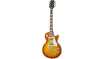 Amazon.com: Epiphone Les Paul Classic, Honey Burst : Musical