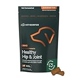 VetriScience GlycoFlex Ultimate Strength Healthy Hip & Joint Glucosamine Supplements for Dogs, with MSM, Chondroitin & Green-Lipped Mussel, Soft Chews, Bacon, 120 Count - New Look