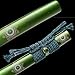 HERO SWORD Handmade Advanced Nugui Polishing Katana Traditional Japanese Clay Tempered T10 Steel Real Hamon Razor Sharp Samurai Sword Green Cool Sword for Mens Women