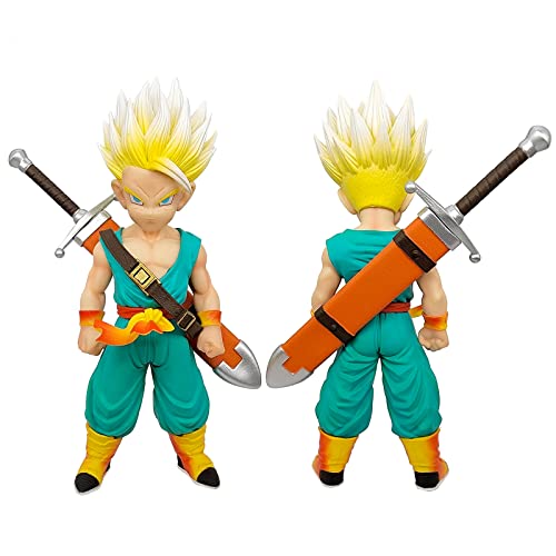 Kdihoi Dbz Anime Figure Trunks Action Figure Statue Model Decoration Gift Doll Toy 7.48 Inches #TOP2