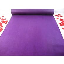 Wedding Aisle Runner Dark Purple 24 in16 ft Aisle Runner Rug Aisle Carpet Runner Perfect for Indoor Outdoor Beach Weddings