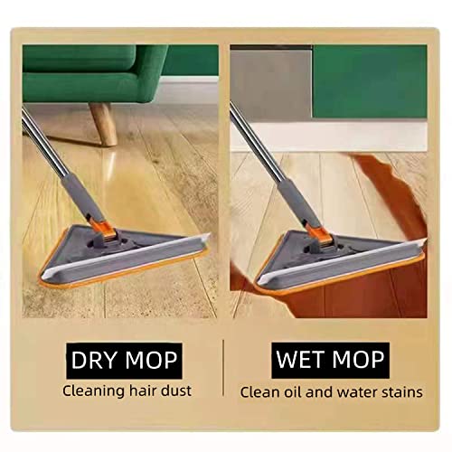 image for DAIYEE Rotary Wall Mop Triangle Cleaning Mop 2M length retractable wal