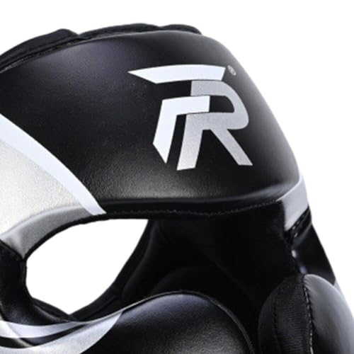 Couvre-chef de boxe à absorption efficace des chocs et protection visage - 4