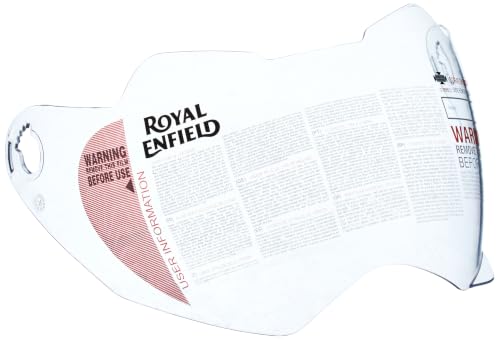 Image of Royal Enfield Escapade Visor with Mechanism Clear | Material: Poly Carbonate | Type: Clear Visor | Mechanism: Clear | Helmet Type: Royal Enfield Escapade