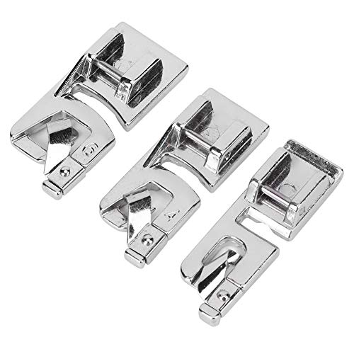 Set de 3 pies para dobladillo enrollado para máquina de coser miniatura 7