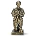 Dicksons Help Me Heal Praying Nurse 5 inch Gold Resin Stone Table Top Figurine
