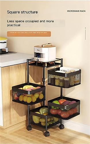 Étagère de cuisine multi-couches rotative pour optimiser votre plan de travail - 7